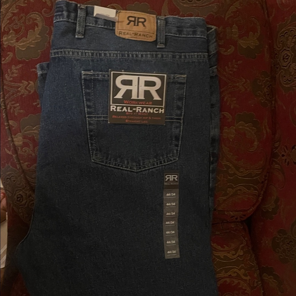 Men's Relaxed Fit Blue Jeans